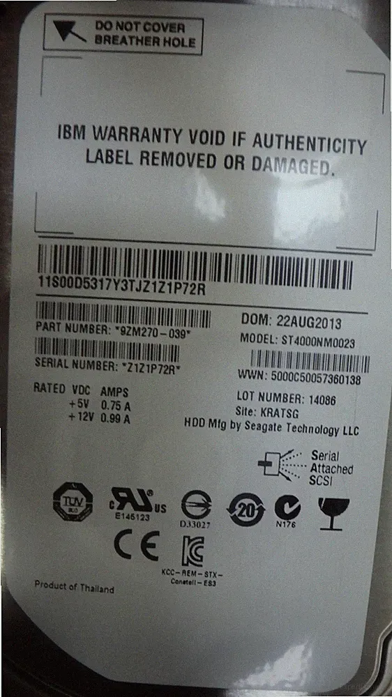 7,200 RPM Internal Hard Drive