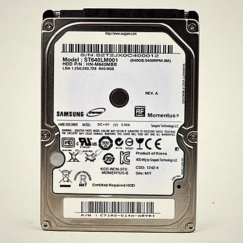 8 MB Internal Hard Drive