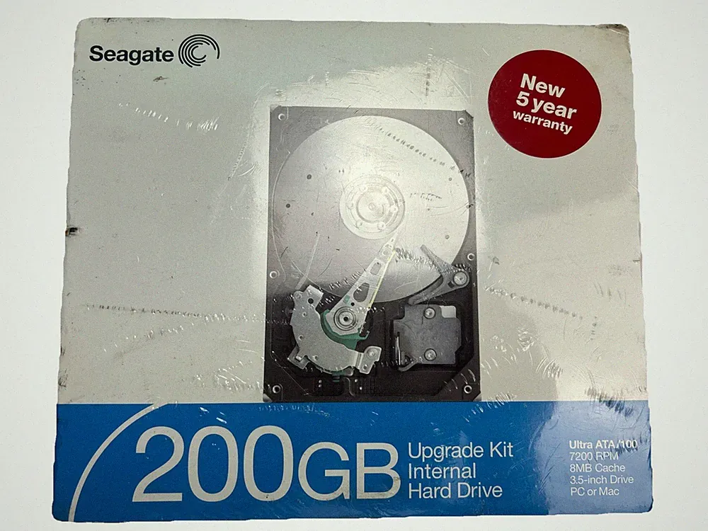 Seagate 200GB Internal Hard Drive Upgrade Kit – Ultra ATA/100 – 7200RPM – NEW...