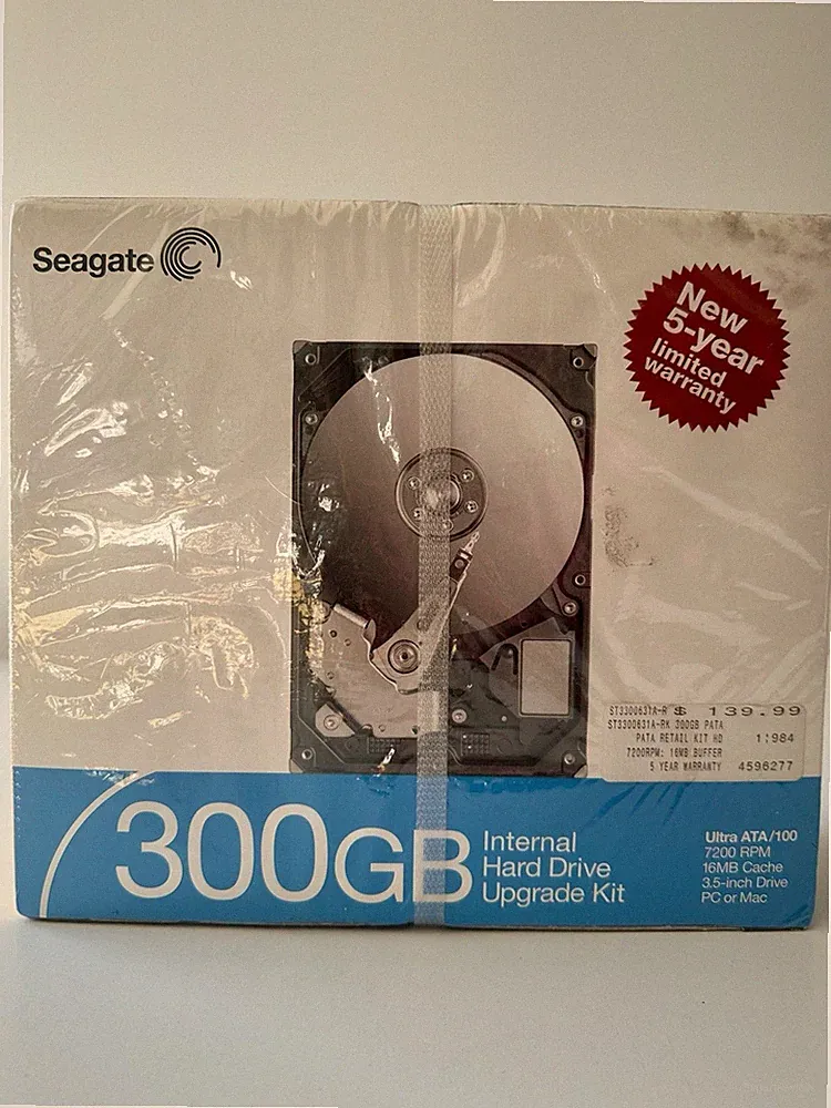 Seagate Barracuda 300GB 3.5in Internal HDD 7200RPM 16MB Ultra ATA/100 PC Mac