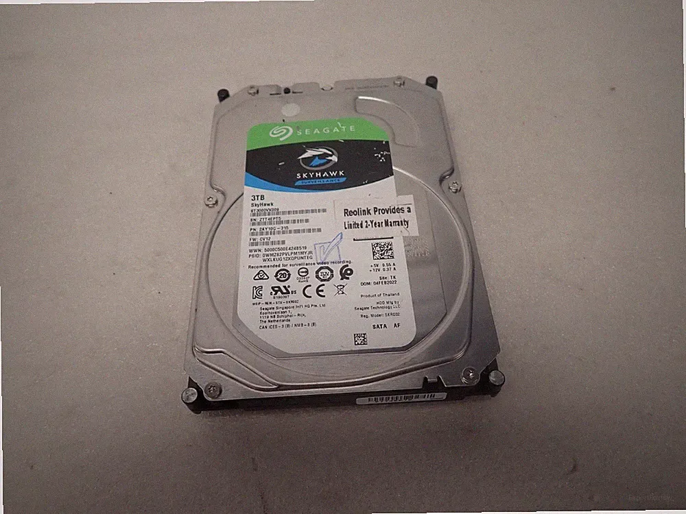 Seagate SkyHawk (3.5-inch, 256MB Cache) 3TB Internal Hard Drive - ST3000VX009