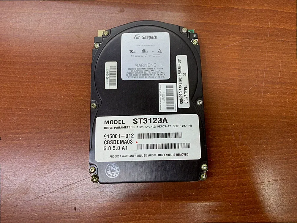 Seagate ST3123A 107 MB 3800 RPM ATA/IDE 32 KB Cache 3.5-inch Internal Hard Drive