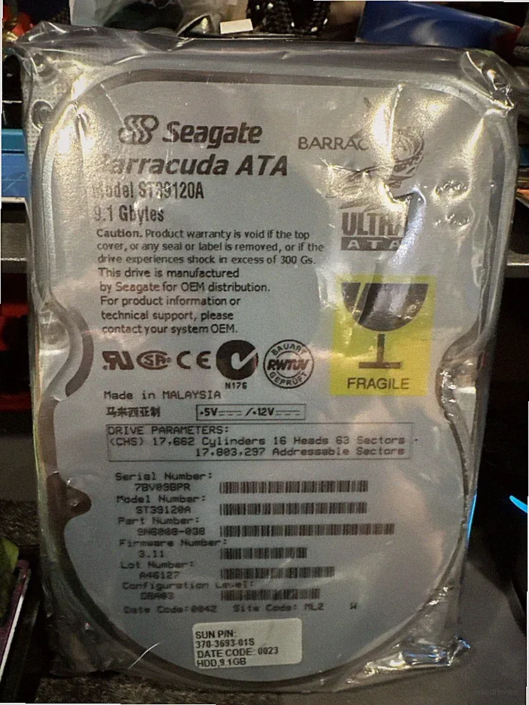 ST39120A Vintage New SEAGATE BARRACUDA ATA II 9.1GB INTERNAL HARD DRIVE Ultra