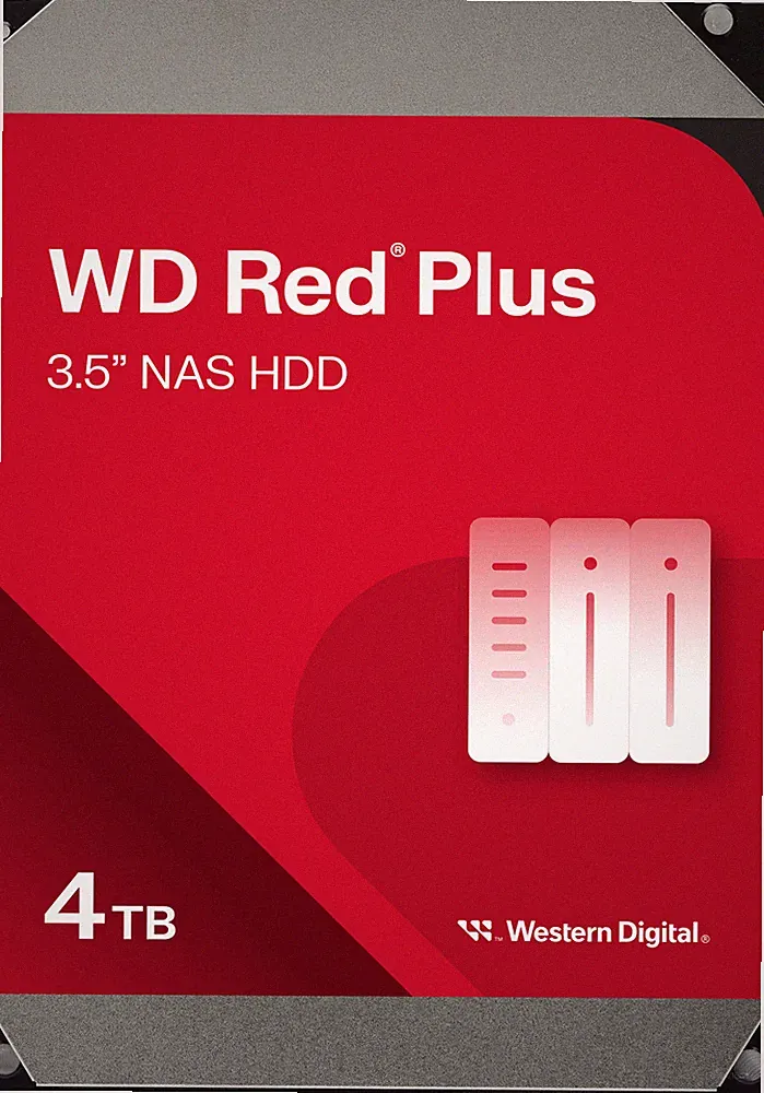 WD - Red Plus 4TB NAS Internal Hard Drive