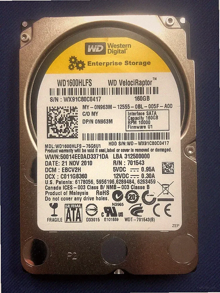 16 MB Internal Hard Drive