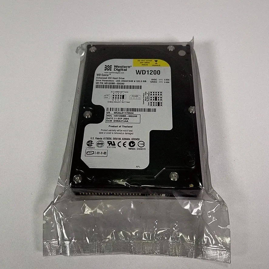 Western Digital WD1200 WD Caviar Enhanced IDE EIDI HD Internal Hard Drive 120 GB